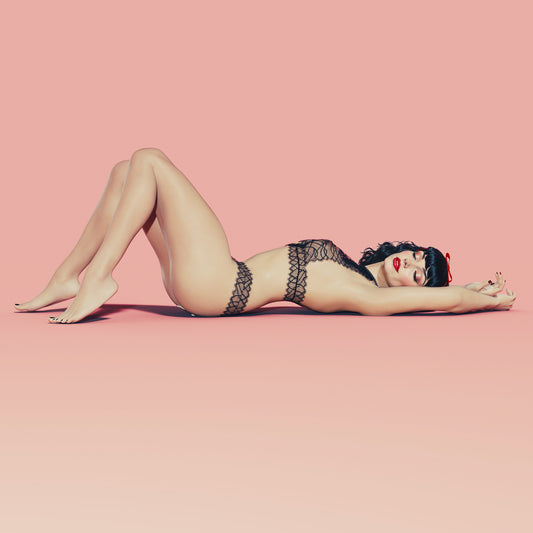 Set Bracli Bettie Page Bralette & G-String