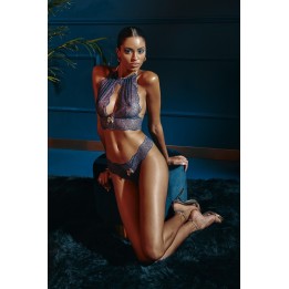 Set Bracli Sydney Bralette, Double & Glove Blau