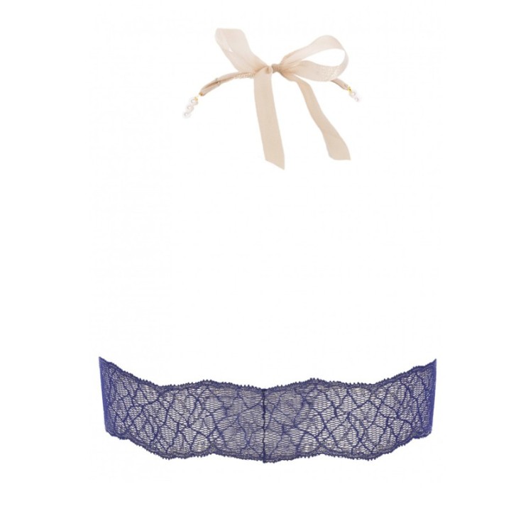 Bracli Set  Sydney Bralette, Double & Glove Blau