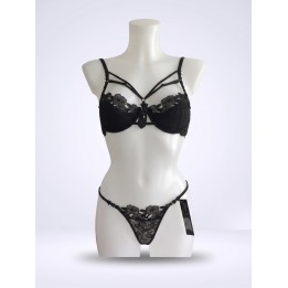 Set Luxxa Panama Bänder BH & String geschlossen
