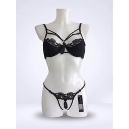 Set Luxxa Panama Bänder BH & String ouvert