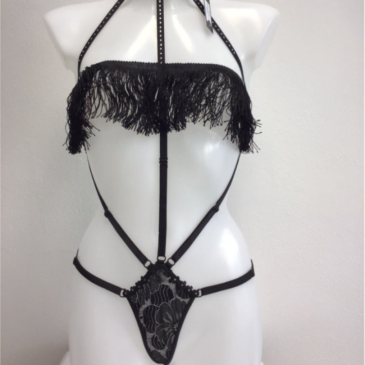 Luxxa Dessous Body "Cachou Franges"  sexy und unwiderstehlich