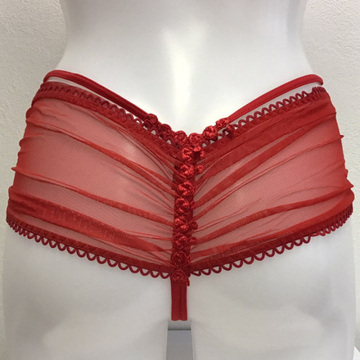 Luxxa Love Rouge String Ouvert - Dessous Welt