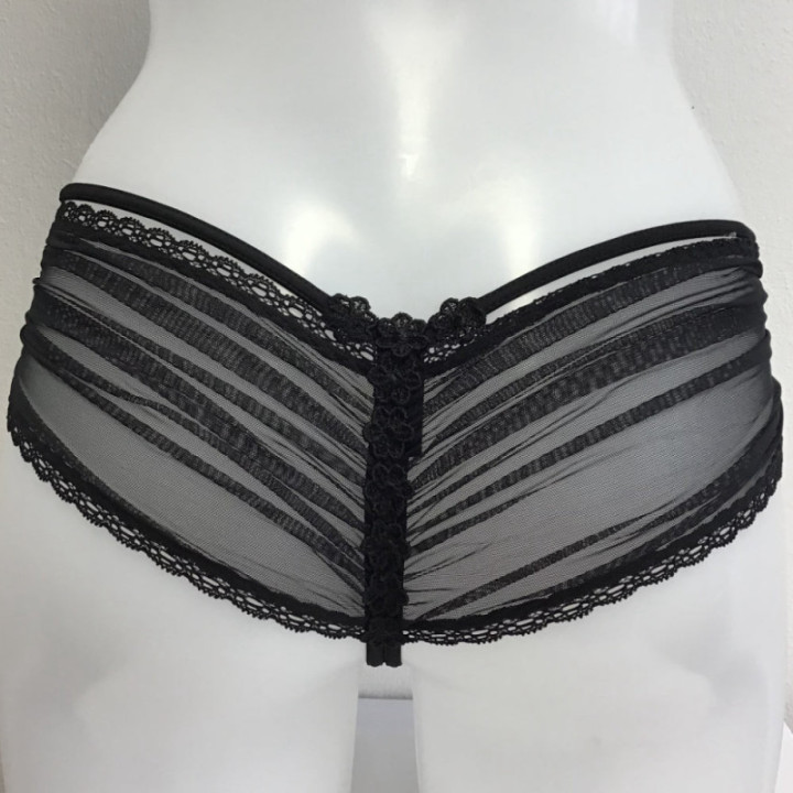 Luxxa Love Noir String Ouvert – Verführerische Dessous