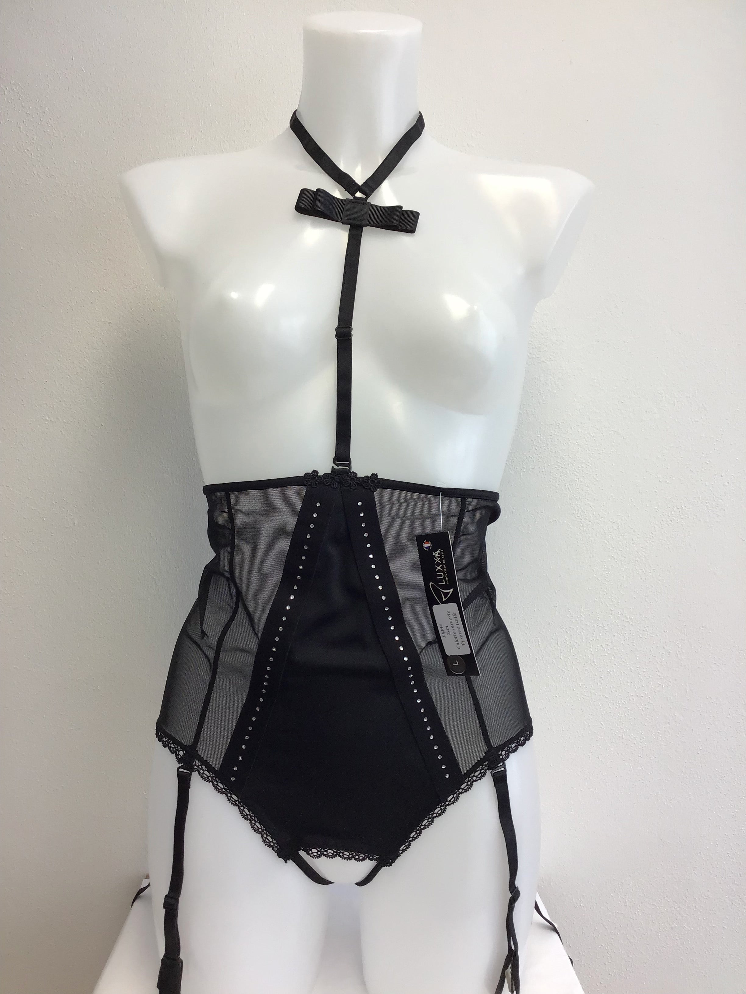 Luxxa Zan Culotte Serre Taille Ouvert - Straps-Hüftpanty ohne Nippies