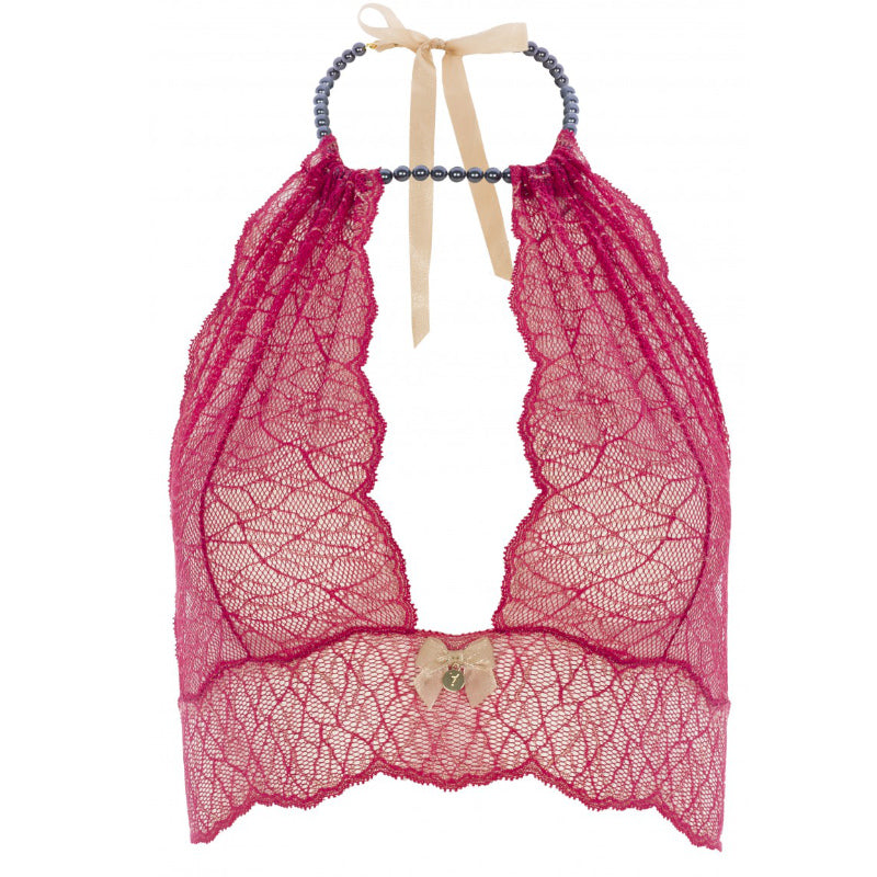 Dessous Set Bracli Sydney Dark Bralette & String Dark Double Rot