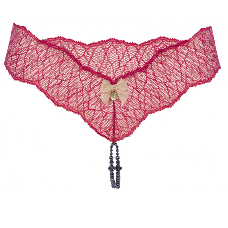 Dessous Set Bracli Sydney Dark Bra & String Dark Double Rot