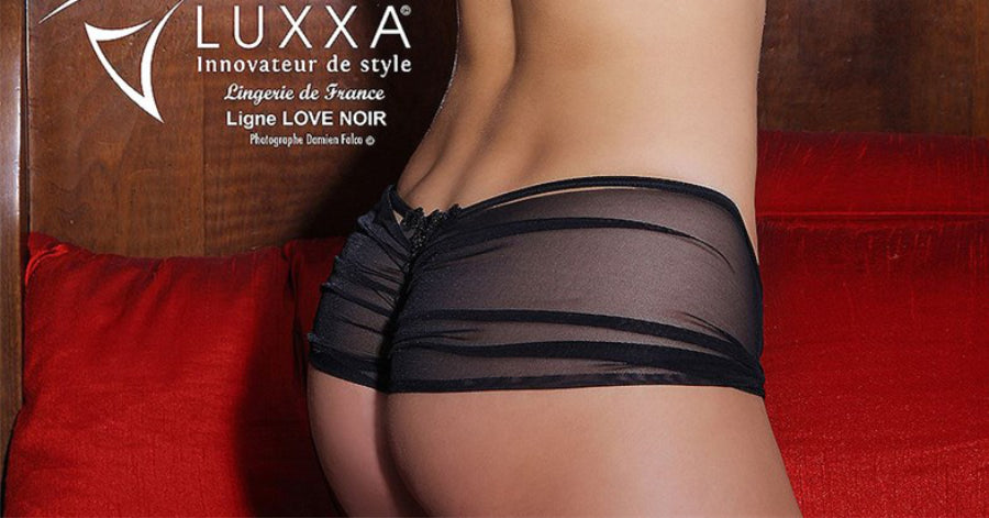 Luxxa Love Noir String Ouvert