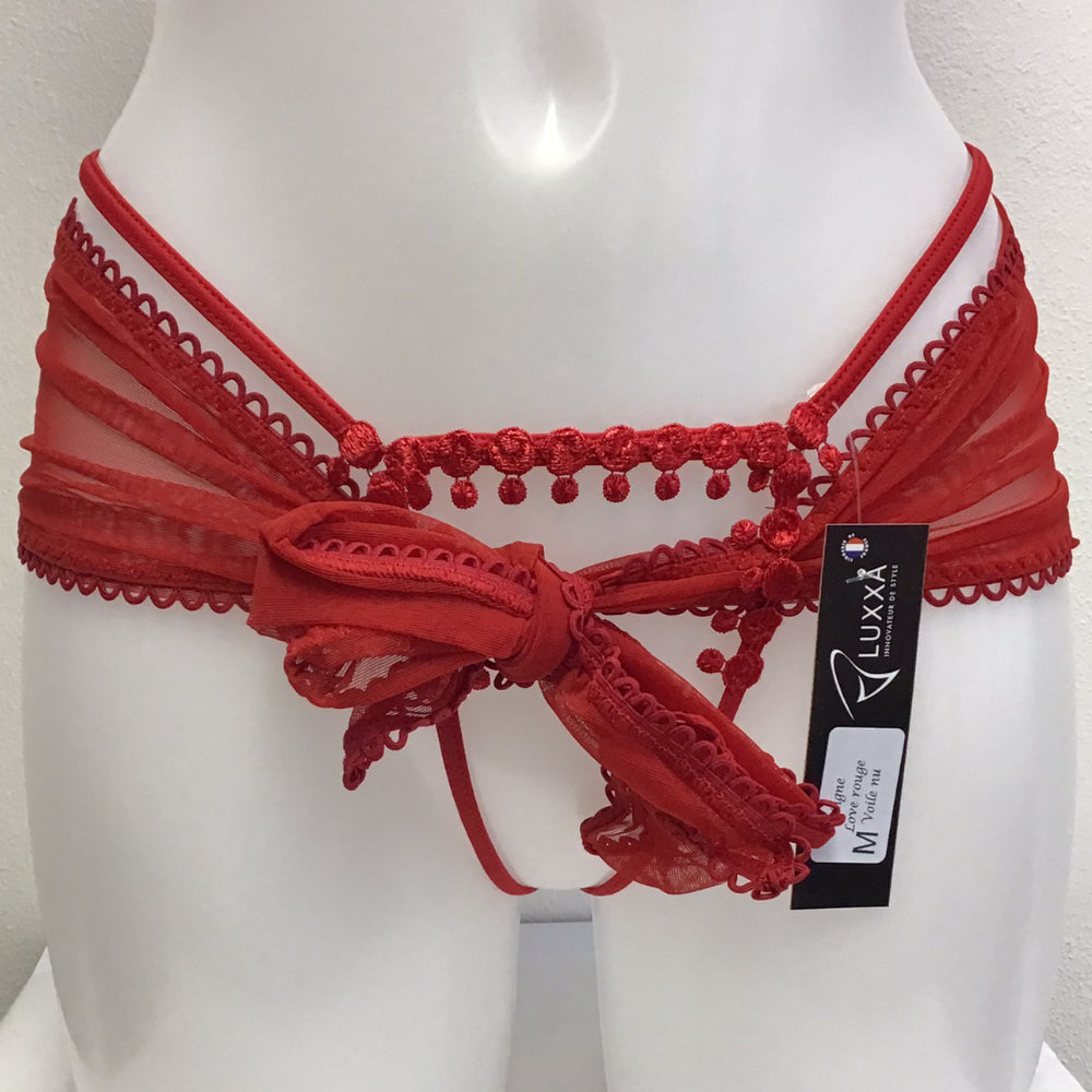 Luxxa Love Rouge String Ouvert