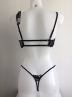 Dessous Set Luxxa Panama Bänder BH & String Ouvert