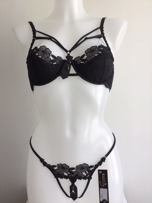 Set Luxxa Panama Bänder BH & String Ouvert