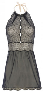 Dessous Set Bracli Sydney Slip Dress & String Single schwarz